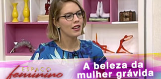 A beleza da mulher grávida